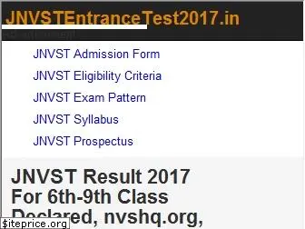jnvstentrancetest2017.in