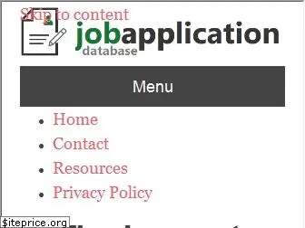 jobapplicationdb.com