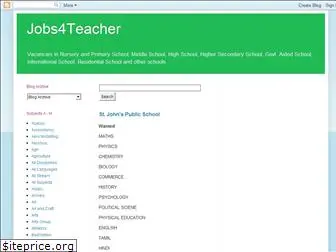 jobs4teacher.blogspot.com