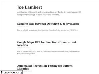 joelambert.co.uk