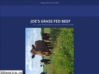 joesgrassfedbeef.com