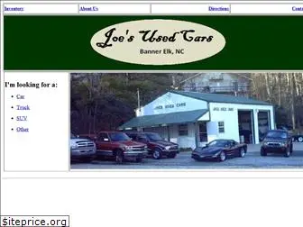 joesusedcarsnc.com