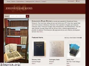 johansonrarebooks.com