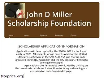 johndmillerscholarship.org