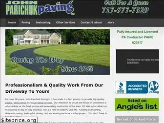 johnparichukpaving.com