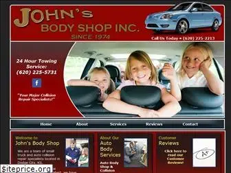 johnsbodyshopkansas.com