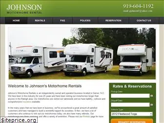 johnsonmotorhomerentals.com