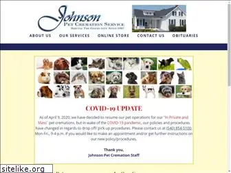 johnsonpetcremation.com