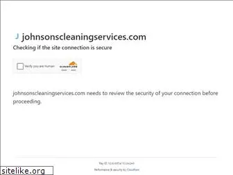 johnsonscleaningservices.com