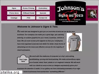 johnsonssignsandtees.com