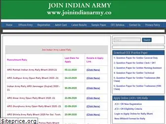 joinindianarmy.co