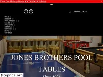 jonesbrotherspooltables.com