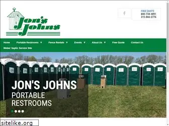 jonsjohnsportables.com