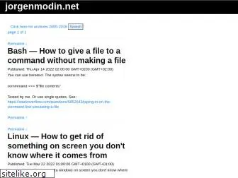 jorgenmodin.net