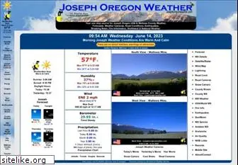 josephoregonweather.com