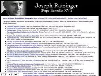 josephratzinger.com