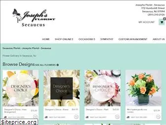 josephssecaucusflorist.com