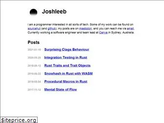 joshleeb.com