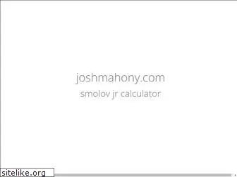 joshmahony.com