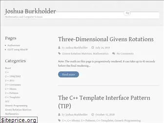 joshuaburkholder.com