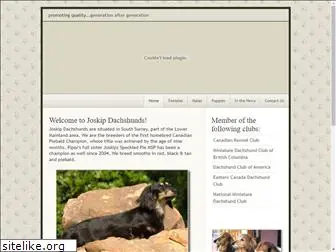 joskipdachshunds.com