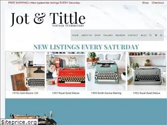 jotandtittletypewriters.com