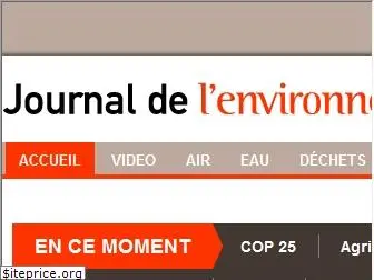 journaldelenvironnement.net