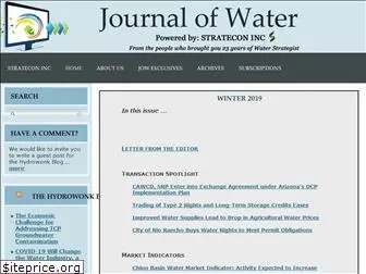 journalofwater.com