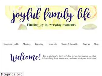 joyfulfamilylife.com