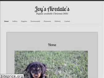 joysairedales.com