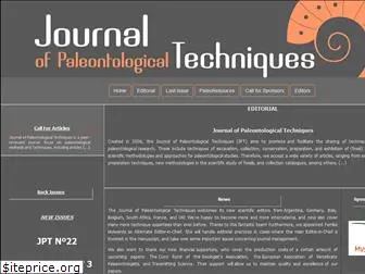jpaleontologicaltechniques.org
