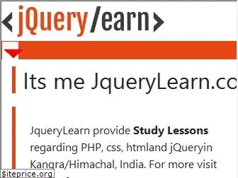 jquerylearn.com