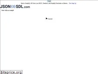 json2sdl.com