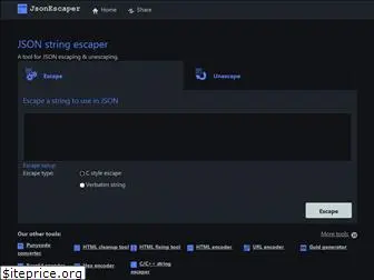 jsonescaper.com