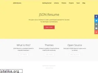 jsonresume.org