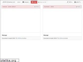 jsonschemalint.com