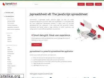 jspreadsheet.com