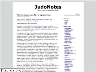 judonotes.com
