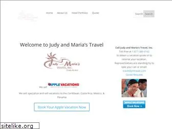 judyandmariastravel.com