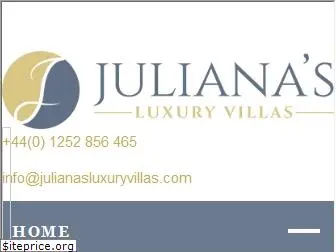 julianasluxuryvillas.com