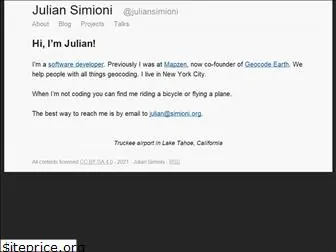 juliansimioni.com