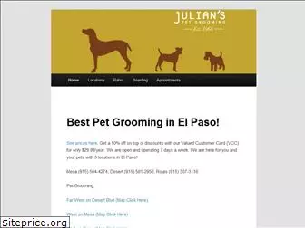 julianspetgrooming.com