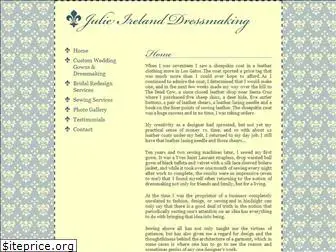 julieirelanddressmaking.com
