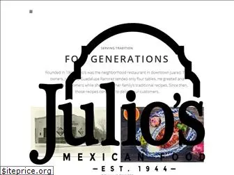 juliosmexicanfood.com