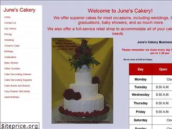 junescakery.com