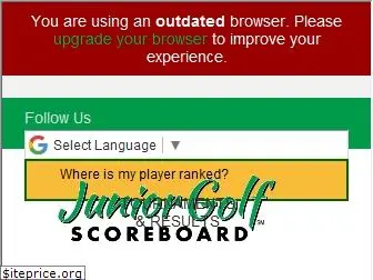 juniorgolfscoreboard.com