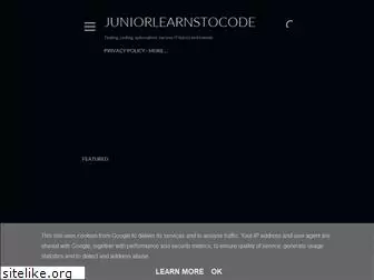 juniorlearnstocode.blogspot.com