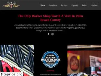 juniorsbarbershop.com