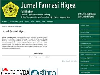 jurnalfarmasihigea.org