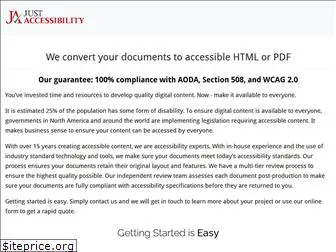 justaccessibility.com